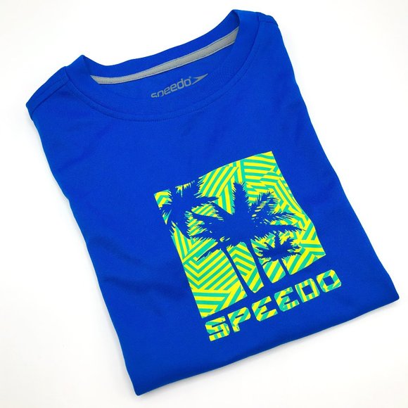 Speedo Blue UPF50+ Boys Size M Shirt
